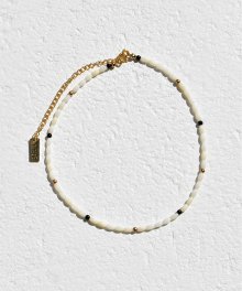 [산호 초커네크리스]Coral Necklace (Ivory)