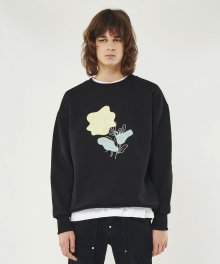 DWS FLOWER EMBROIDERY SWEATSHIRT