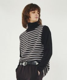 DWS STRIPE KNIT VEST