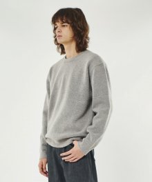 DWS CLOTTY WOOL SWEATER(GREY)