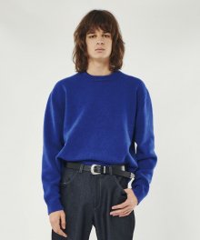 DWS CLOTTY WOOL SWEATER(BLUE)