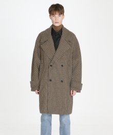 wearable wool Peacoat_ check
