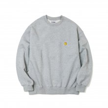 UNSMILE CREW NECK M/GREY