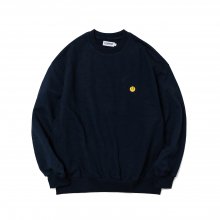 UNSMILE CREW NECK NAVY