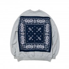 BANDANA CREWNECK M/GREY