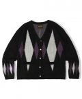 20F/W MOHAIR DIAMOND CARDIGAN_BLACK