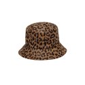 에프엠9102(FM91.02) BIG WAVE leopard BUCKET HAT toffee
