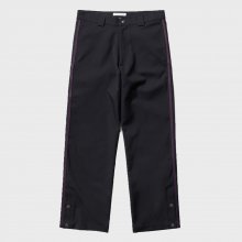 Side line Skater Pants / Black + Purple