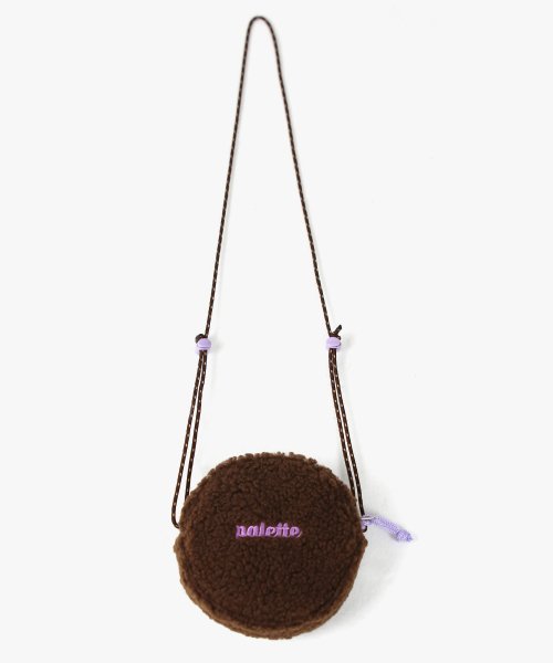팔레트(PALETTE) BOA FLEECE CIRCLE BAG (BROWN) - 24,000 | 무신사 스토어
