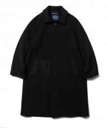 Mens R06 Fly Front Coat - Black BW5