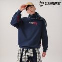 클라우머니(CLAW MONEY) 로고변형 기모 맨투맨 티셔츠 NY