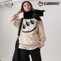 클라우머니(CLAW MONEY) 뽀글발바닥 기모 맨투맨 티셔츠 IV