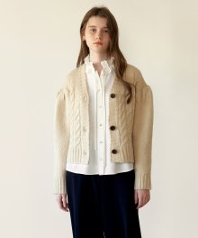 Kate Puff Cardigan_Butter