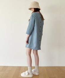 Roy Mini Dress_River Sky