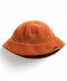 CASHMERE BUCKET HAT (BROWN)