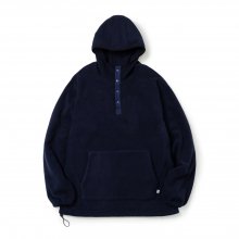 FLEECE HOODIE NAVY