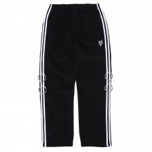 CORDUROY TAPE RING PANTS-BLACK