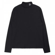 WEAVE LOGO POLA T-BLACK