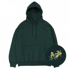 FLOWER LOGO HOODIE-GREEN