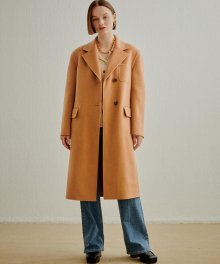 WOOL CASHMERE TAILORED COAT CAMEL (AECO0F002CM)