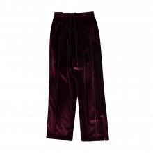 VELVET PANTS_BURGUNDY