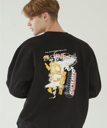 [기모] PERCEPTION Sweatshirt BLACK