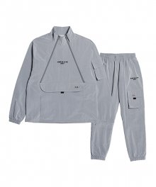 OUTPOCKET WOVEN SET-UP GREY