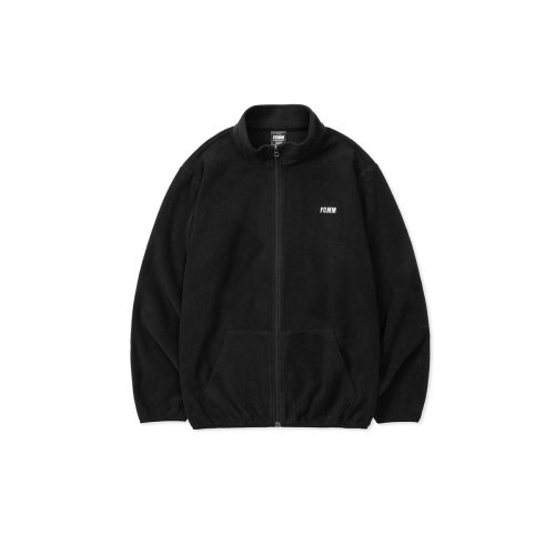 Black zip store up fleece