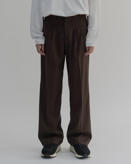 Two Wide Trousers_Brown