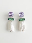 엘리오나(ELYONA) Cocktail Earrings - Lavender