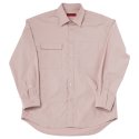 아날로그베이스(ANALOGBASS) 언발란스 포켓 셔츠 핑크