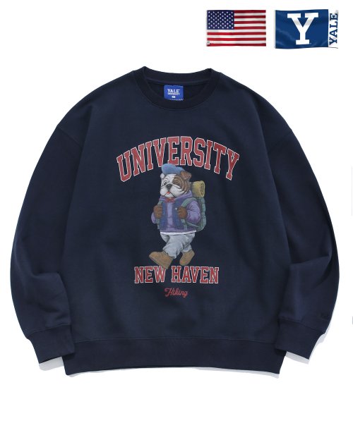 예일(YALE) [WINTER LIMITED] HIKING HANDSOME DAN CREWNECK NAVY - 사이즈 & 후기 | 무신사