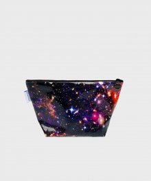 Cosmic glossy Pouch - Black