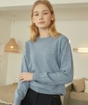디어마이디어(DEARMYDEER) Cashmere wool-blended Knit_ Blue
