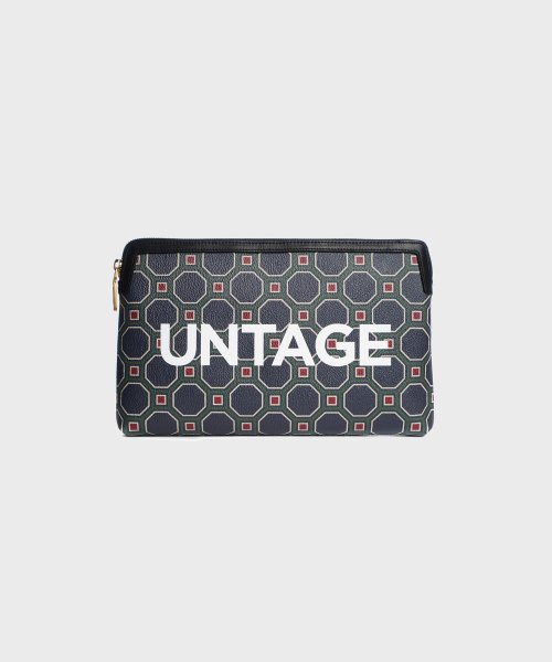 언티지 레트로 로고 클러치백[navy(UNISEX)]_UTA-FM23