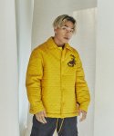 페이크 케미컬 클럽(F8KE CHEMICAL CLUB) 스콜피온 퍼프 코치 자켓 옐로우
