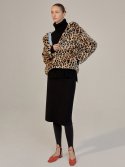 해브레스(HAVE LESS) FW20 Biana hoodie eco fur jacket leopard