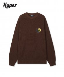 [hyper] 하찌짜임 스웨터(Brown) SPKWB1CC93