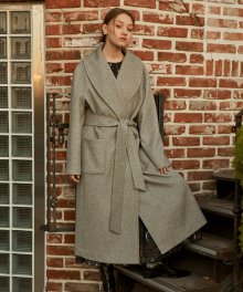 Classic Robe Coat_ Grey