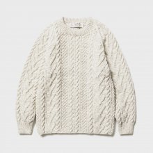 Cable Knit Sweater - Oatmeal
