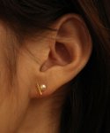 티오유(TOU) [Silver925] Hd_007 Pearl bar earrings