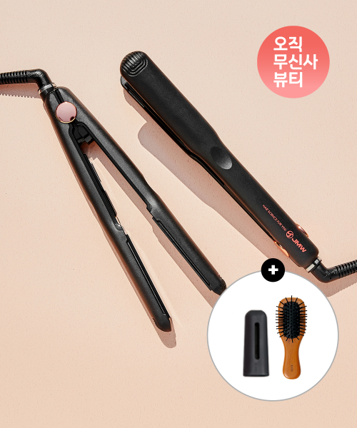 제이엠더블유 [미니 우드브러쉬+보호캡 증정] 매직컬 W2010ME 미용실 전문가용 무빙쿠션 고데기