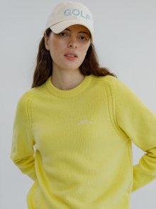 Color Knit Yellow