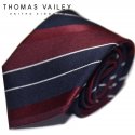 토마스 베일리(THOMAS VAILEY) 실크넥타이-더블더블 와인 7.5cm