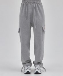 G.I cargo wide trousers GRAY