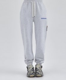 G.I neon logo track trousers GRAY