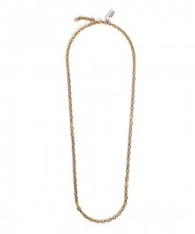[써지컬스틸] BR01 Gold angled chain necklace