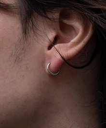 [써지컬스틸] BR26 Simple round one touch earrings