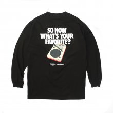 SO NOW WHATS  YOUR FAVORITE LONG SLEEVE TEE Black