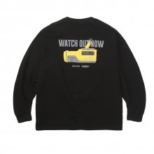 WATCH OUT LONG SLEEVE TEE Black